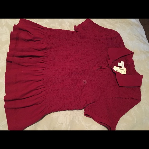 Aeropostale dark red shirt - Picture 1 of 3